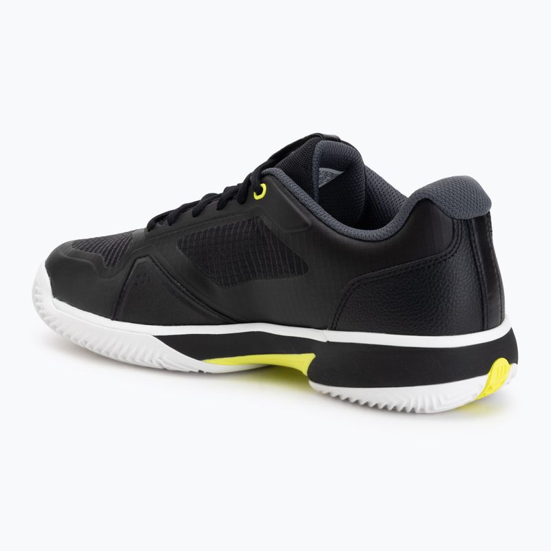 Scarpe da tennis da uomo Wilson Rush Lite 5 Clay black/white/safety yellow 3