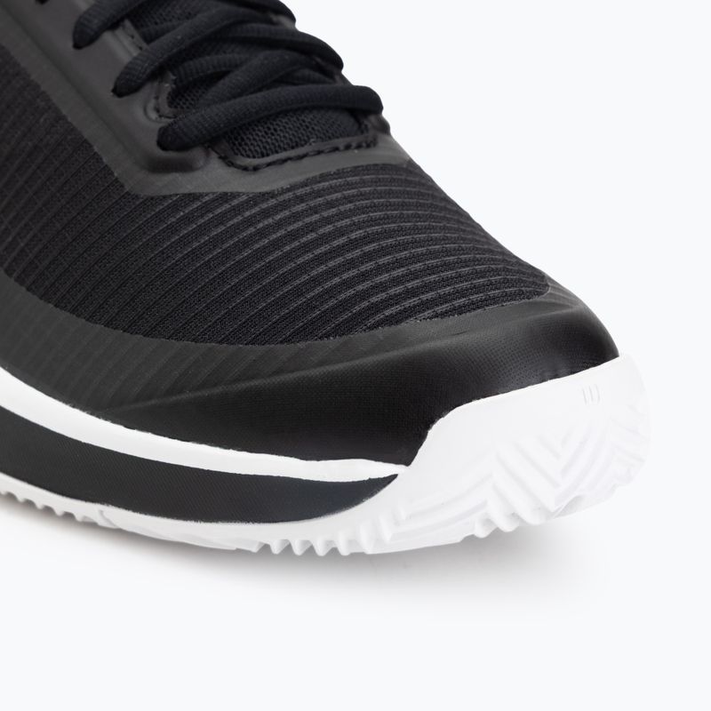 Scarpe da tennis da uomo Wilson Rush Lite 5 Clay black/white/safety yellow 7