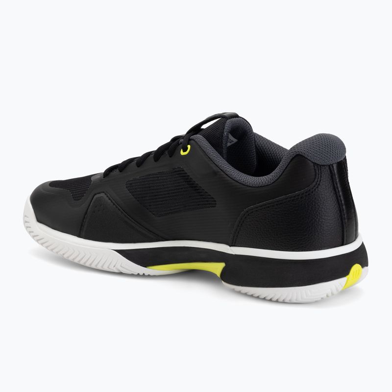 Scarpe da tennis da uomo Wilson Rush Lite 5 black/white/safety yellow 3