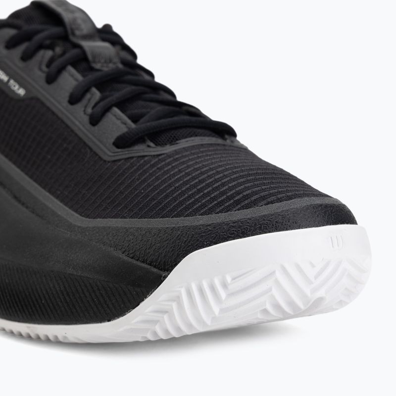 Scarpe da tennis da uomo Wilson Rush Pro 5 Tour Clay black/white/safety yellow 7
