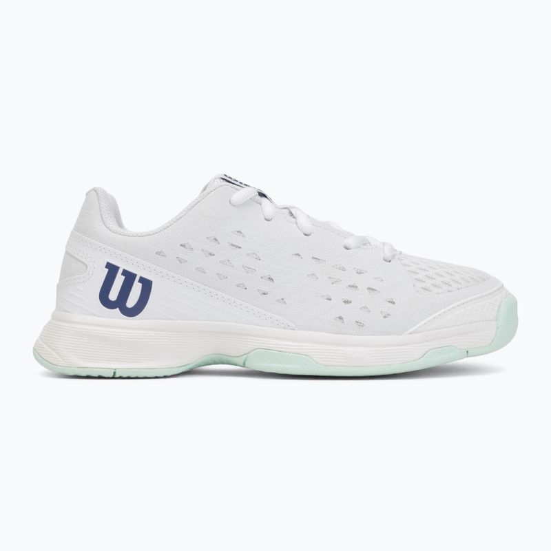 Scarpe da tennis per bambini Wilson Rush Pro Ace L Jr white/bay/skip blue 2
