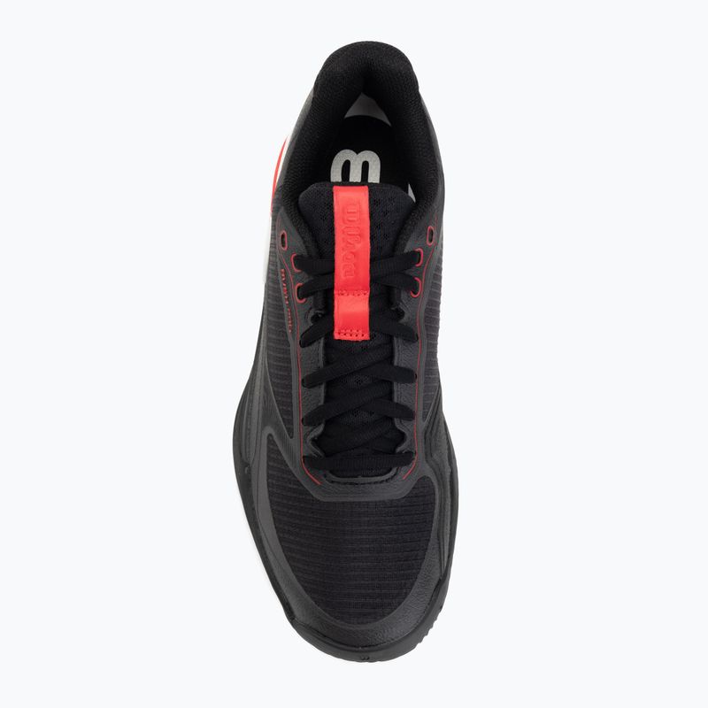 Scarpe da tennis da uomo Wilson Rush Pro 5 Clay black/infrared/white 5