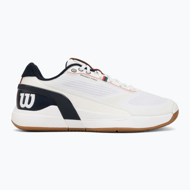 Scarpe da tennis da uomo Wilson Rush Pro 5 white/navy blazer/gum 2