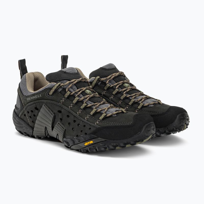 Merrell Intercept liscio nero scarpe da trekking da uomo 4