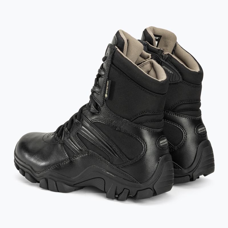 Scarpe Bates da uomo Delta 8 Side Zip Gore-Tex nero 3