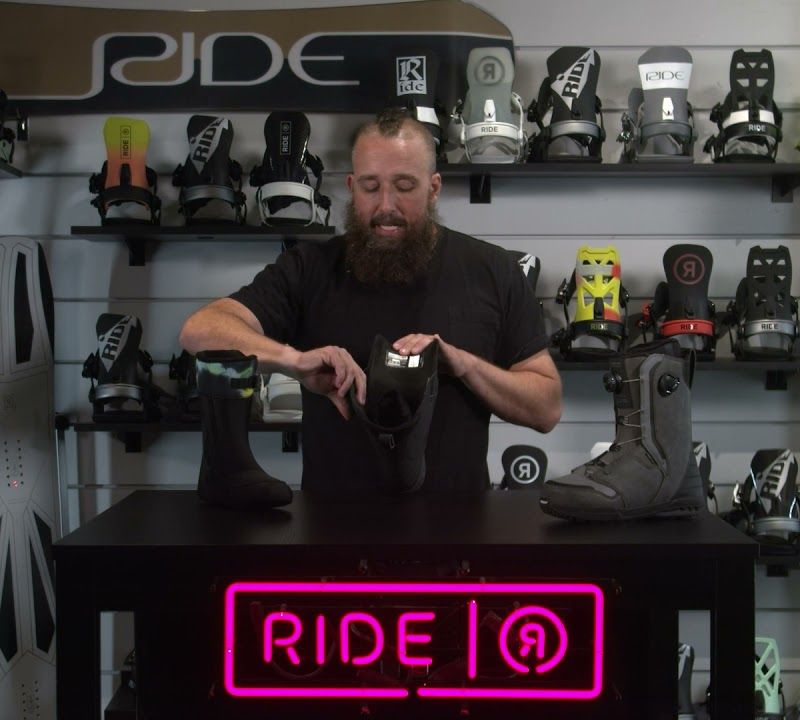 Scarponi da snowboard da uomo RIDE Lasso Pro nero 11