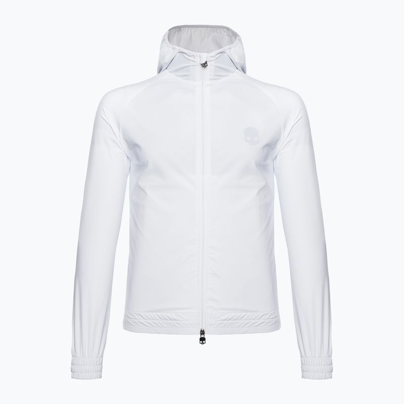 Felpa da tennis da uomo HYDROGEN Tech FZ Skull bianco
