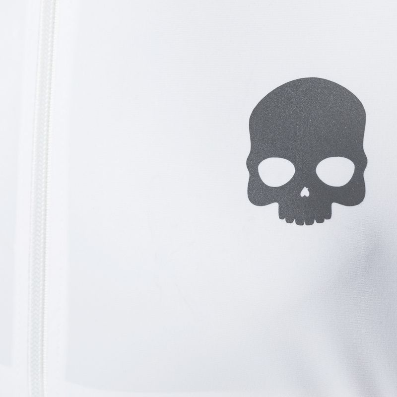 Felpa da tennis da uomo HYDROGEN Tech FZ Skull bianco 3