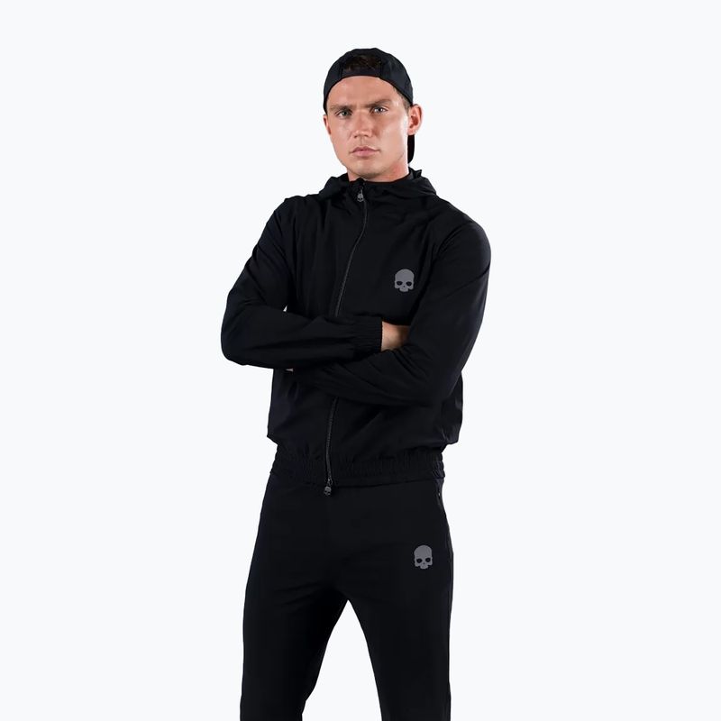 Felpa da tennis da uomo HYDROGEN Tech FZ Skull nero 7