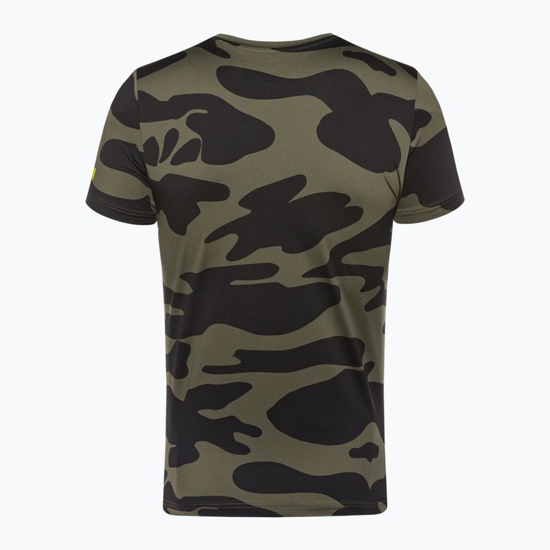 Camicia da tennis da uomo HYDROGEN Camo Tech verde 5