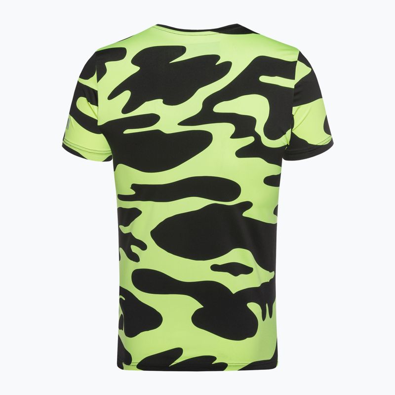 Camicia da tennis da uomo HYDROGEN Camo Tech giallo 5