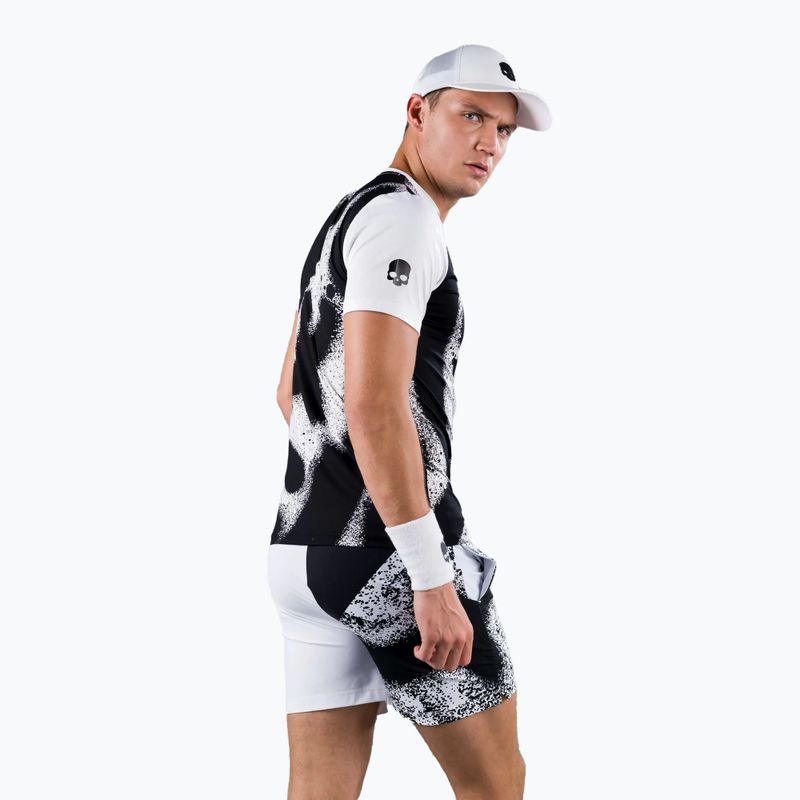 Camicia da tennis da uomo HYDROGEN Spray Tech bianco 3