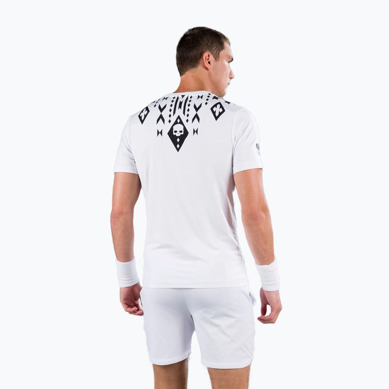 Camicia da tennis da uomo HYDROGEN Tribal Tech bianco 2
