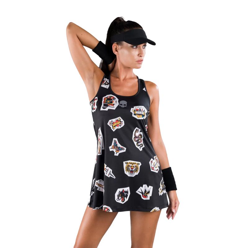 Abito da tennis HYDROGEN Tattoo Tech nero