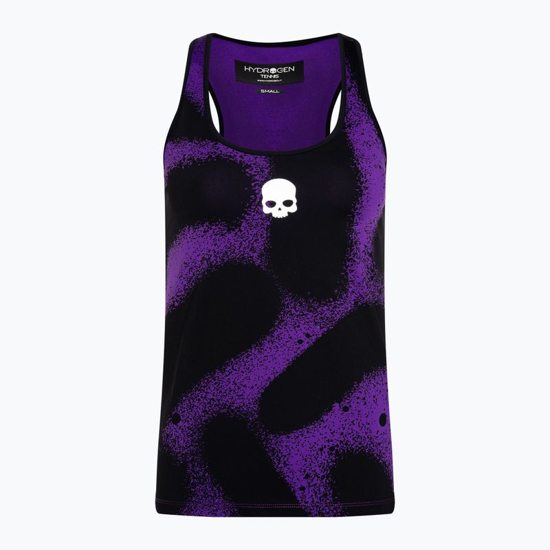 Maglietta da tennis donna HYDROGEN Spray Tank Top viola 4
