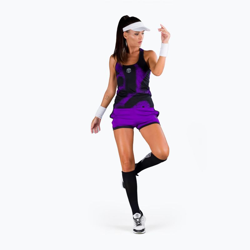 Maglietta da tennis donna HYDROGEN Spray Tank Top viola 2