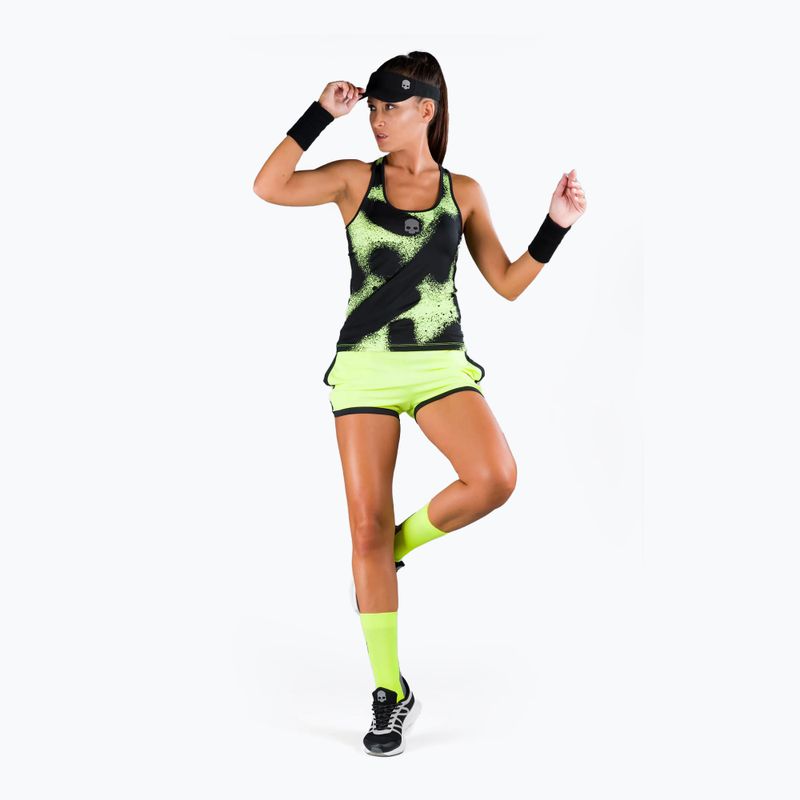 Maglietta da tennis donna HYDROGEN Spray Tank Top giallo fluo 2