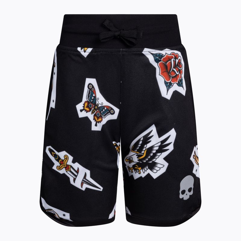 Pantaloncini da tennis da bambino HYDROGEN Tattoo Tech nero
