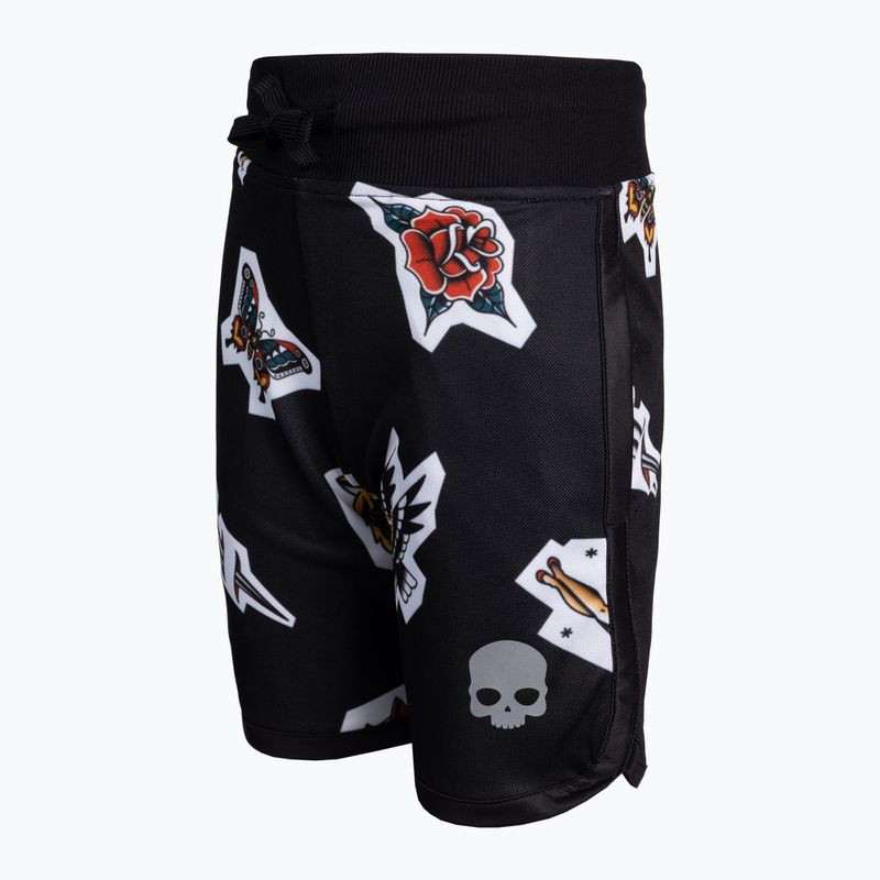 Pantaloncini da tennis da bambino HYDROGEN Tattoo Tech nero 3