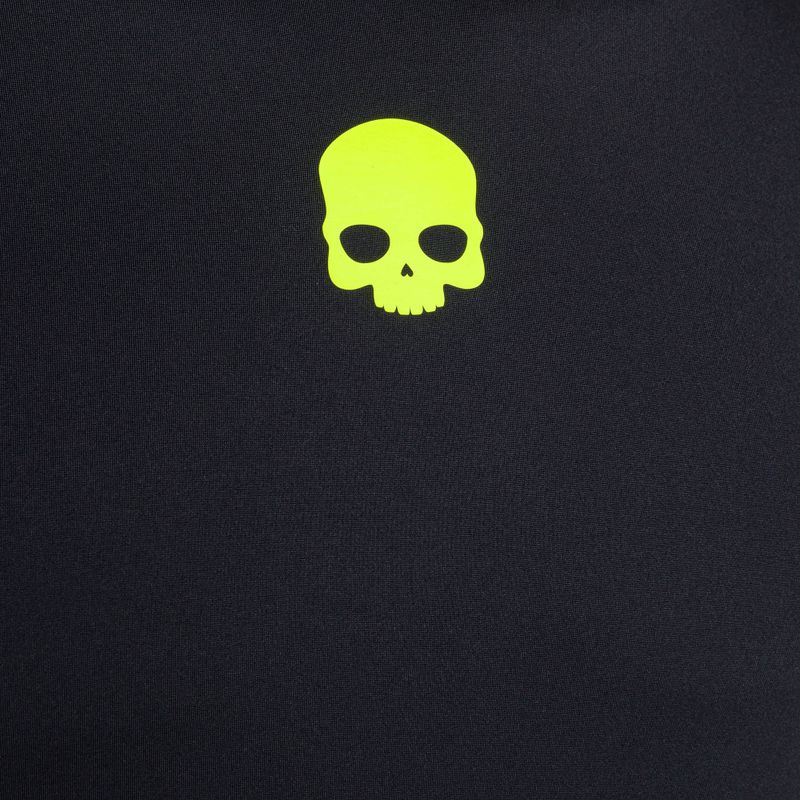 Camicia da tennis HYDROGEN Panther Tech Tee nero/giallo da uomo 7