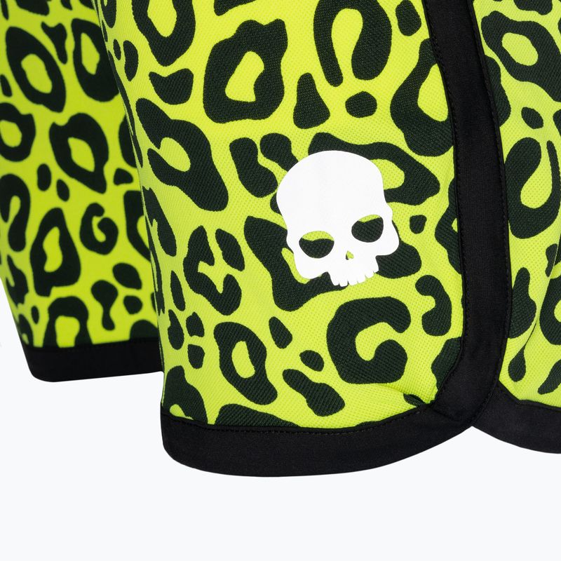 Pantaloncini da tennis da uomo HYDROGEN Panther Tech giallo fluorescente 6