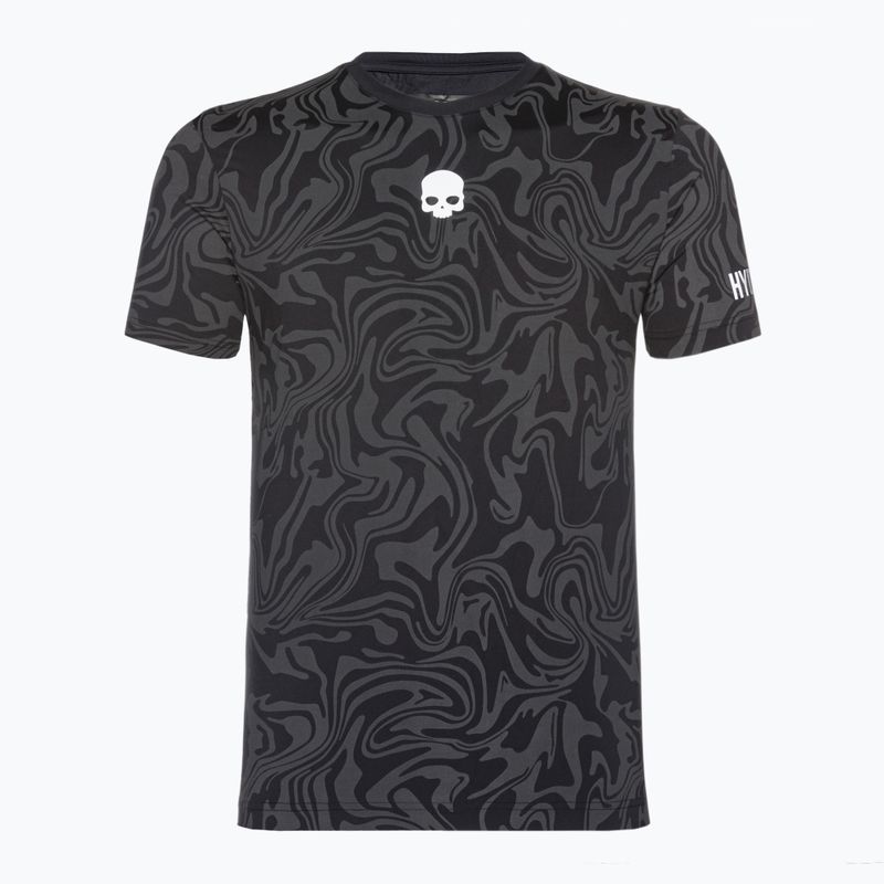 Maglietta da tennis da uomo HYDROGEN Chrome Tech Tee grigio 4