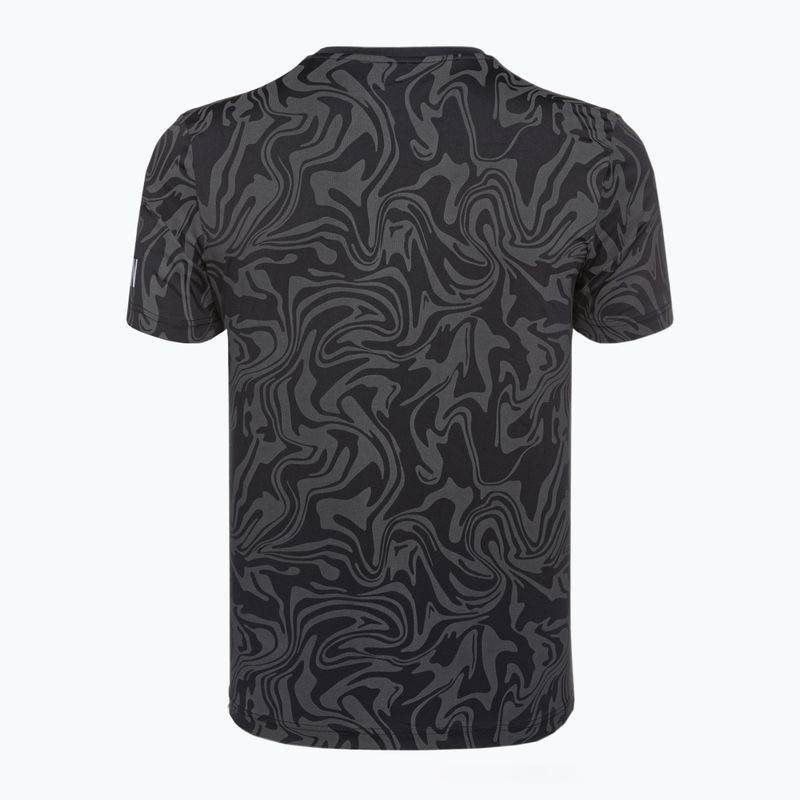 Maglietta da tennis da uomo HYDROGEN Chrome Tech Tee grigio 5