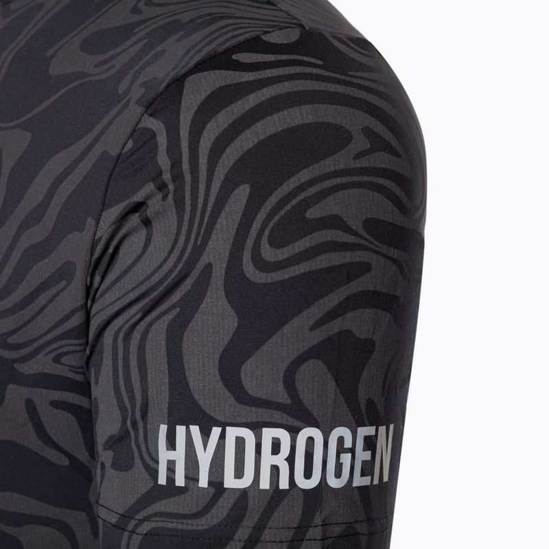 Maglietta da tennis da uomo HYDROGEN Chrome Tech Tee grigio 7