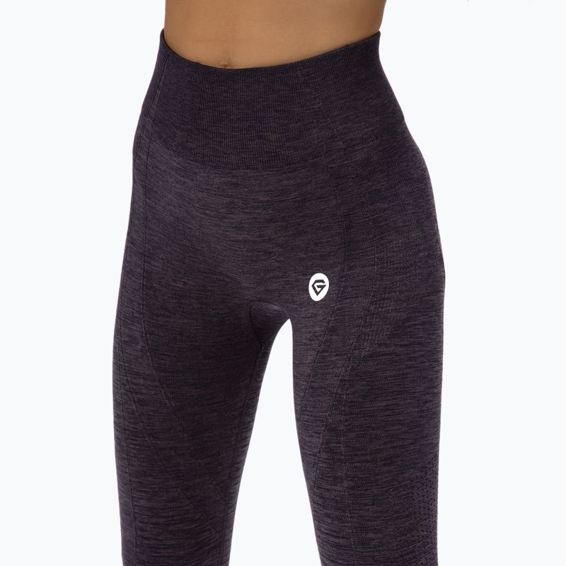 Leggings da allenamento da donna Gym Glamour senza cuciture navy ombreggiate 4
