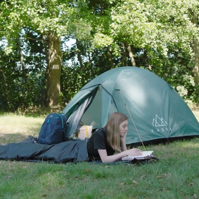 Tenda da campeggio per 3 persone KADVA Tartuga 3 blu 17