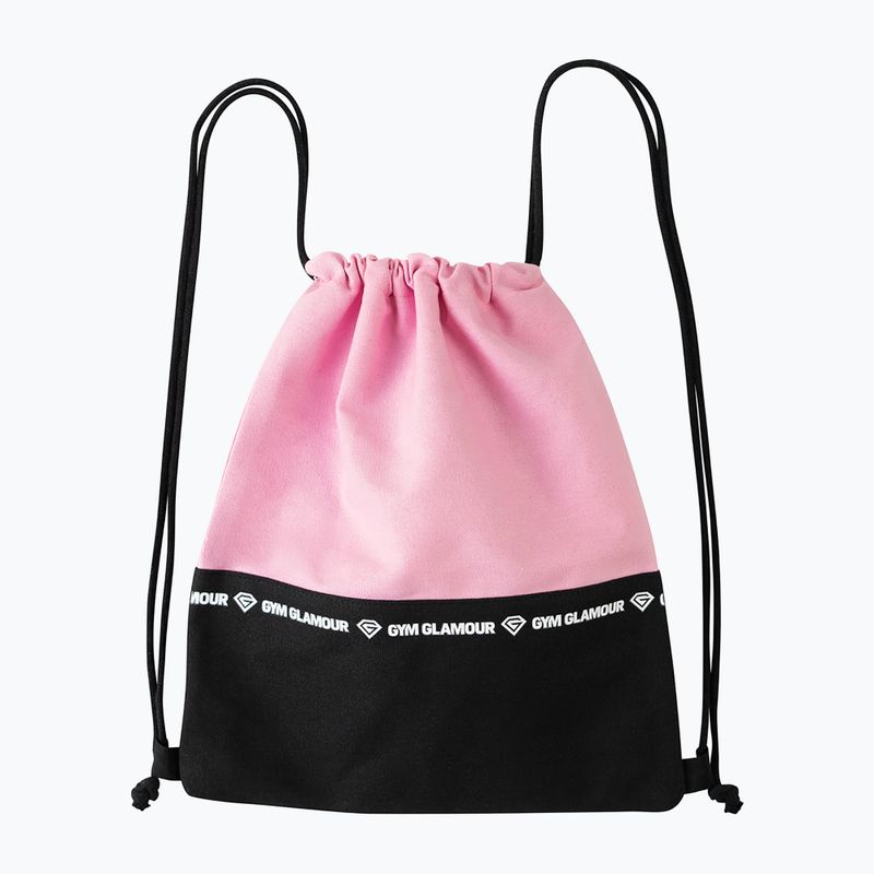 Borsa da ginnastica Glamour da donna rosa