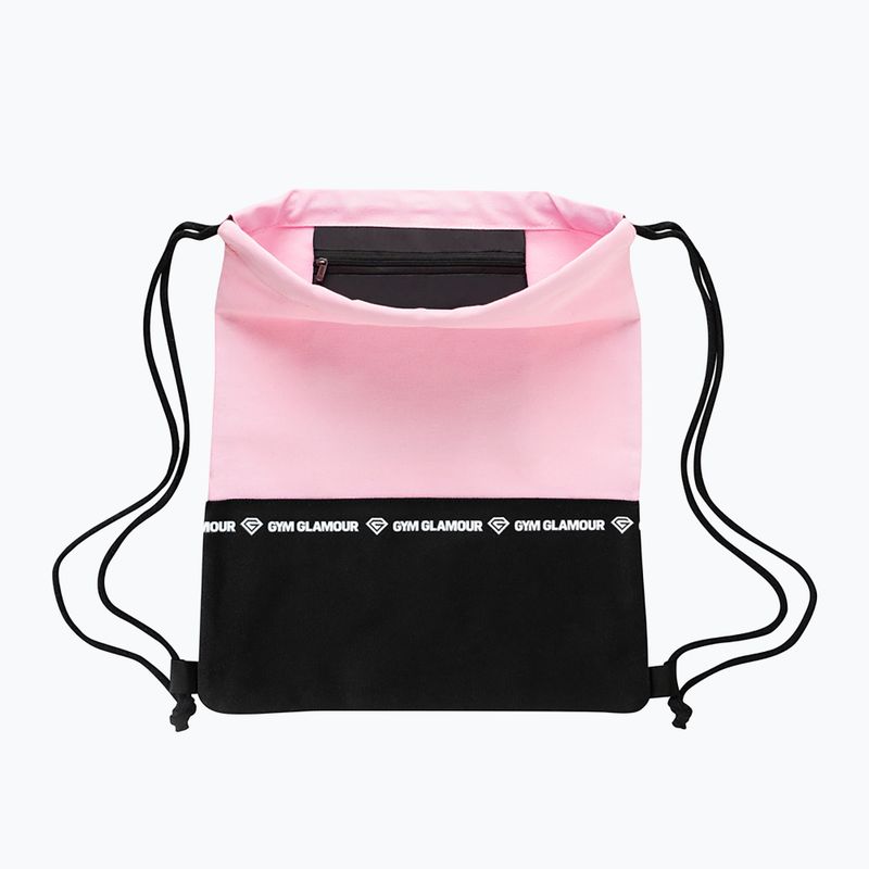 Borsa da ginnastica Glamour da donna rosa 3