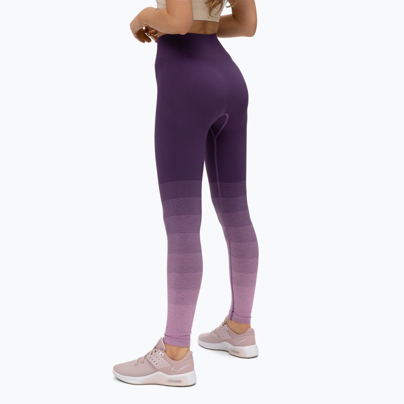 Leggings da allenamento da donna Gym Glamour Ombre violet 3