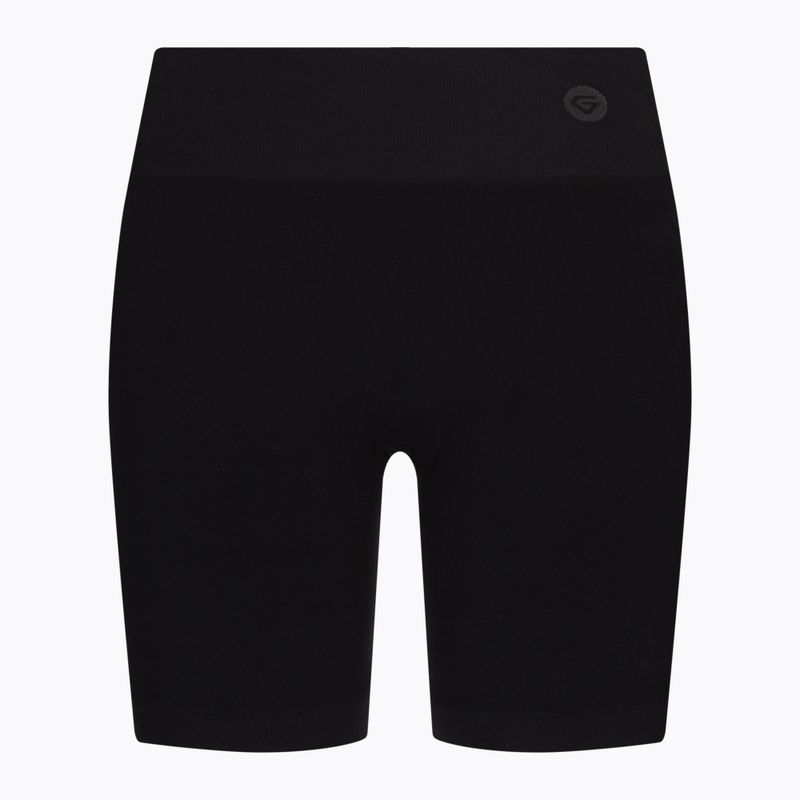 Pantaloncini da allenamento da donna Gym Glamour Seamless nero 4