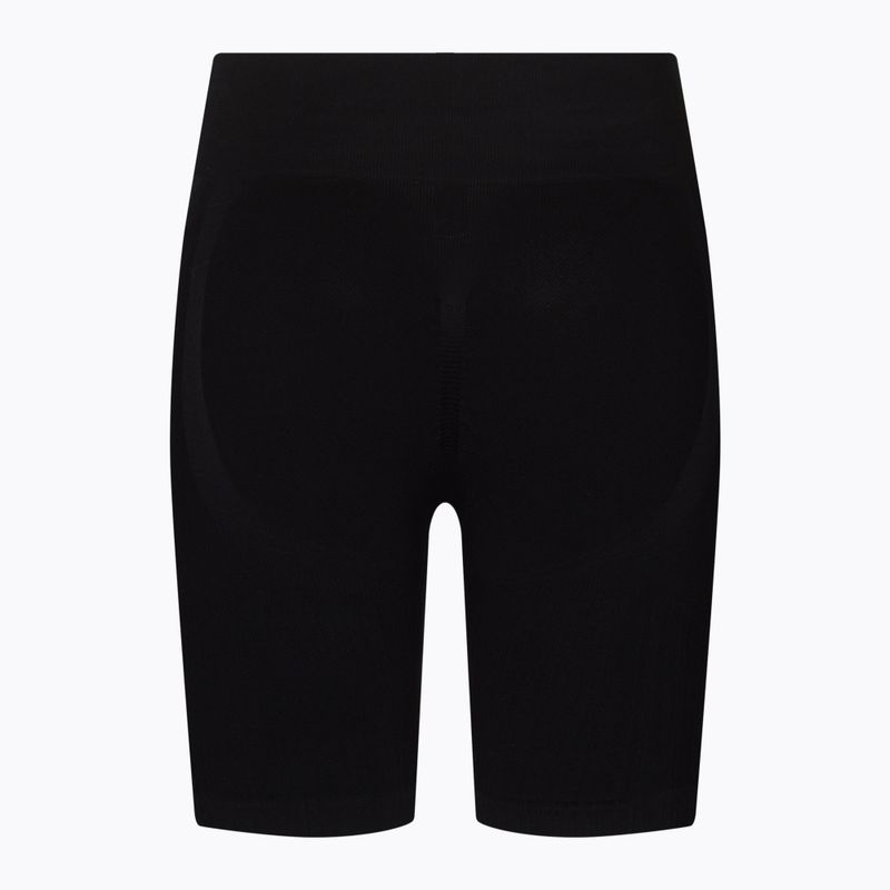 Pantaloncini da allenamento da donna Gym Glamour Push Up nero profondo 7