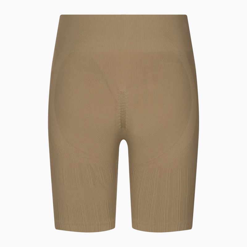 Pantaloncini da allenamento donna Gym Glamour Push Up nude 7