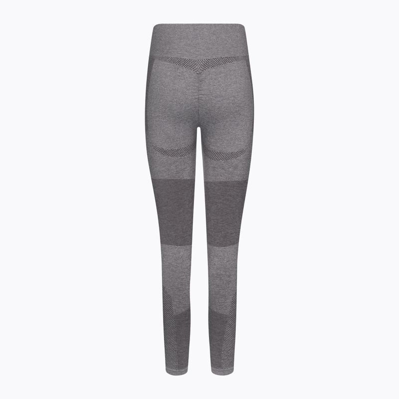 Leggings da allenamento da donna Gym Glamour Fusion grigio chiaro 7