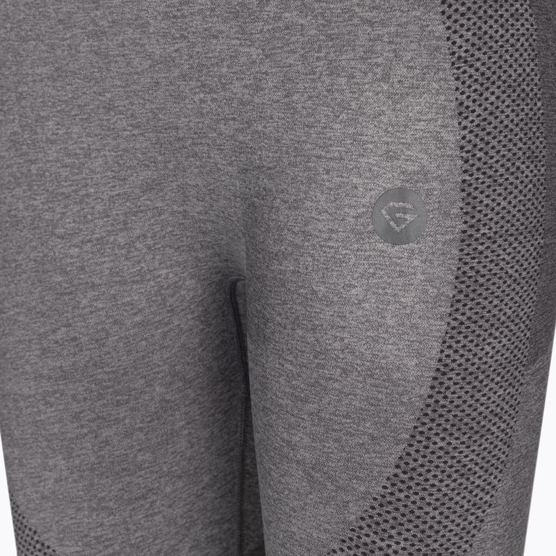 Leggings da allenamento da donna Gym Glamour Fusion grigio chiaro 8