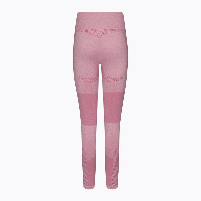 Leggings da allenamento donna Gym Glamour Fusion rosa 7