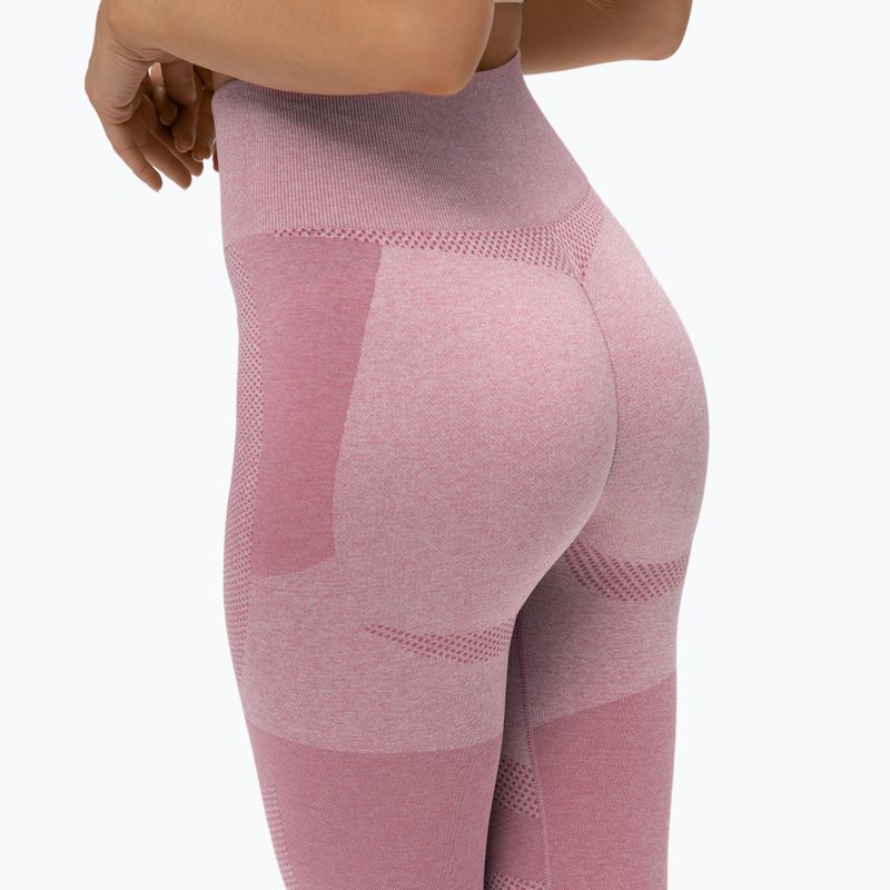 Leggings da allenamento donna Gym Glamour Fusion rosa 5