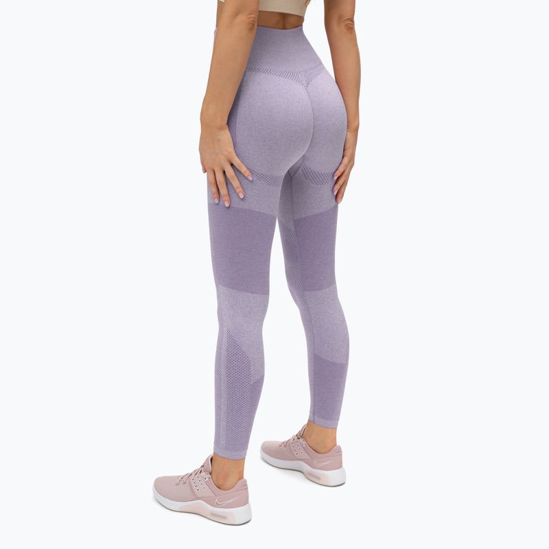 Leggings da allenamento da donna Gym Glamour Fusion lavanda 3