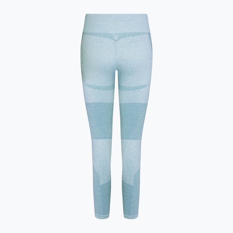 Leggings da allenamento da donna Gym Glamour Fusion blu 7