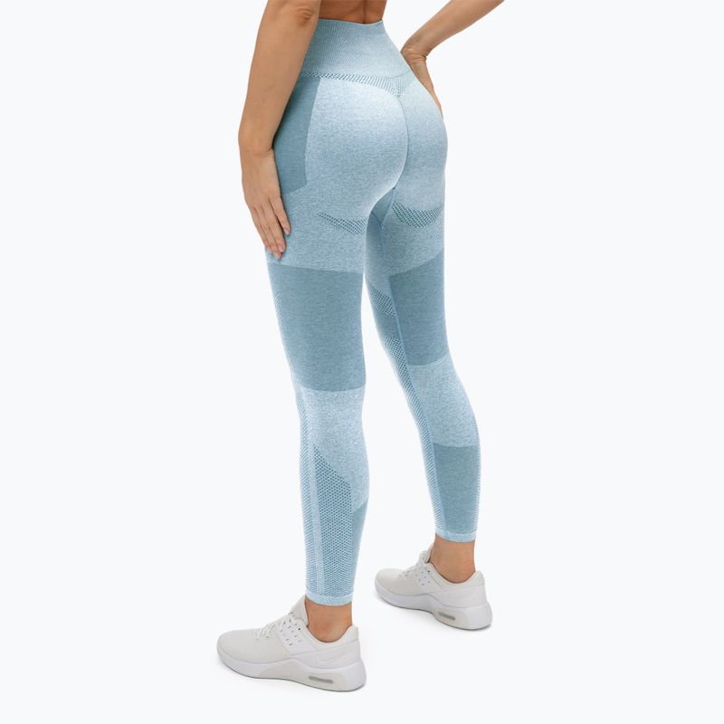 Leggings da allenamento da donna Gym Glamour Fusion blu 3