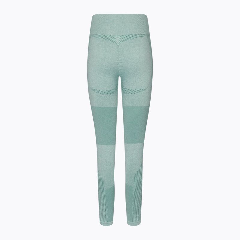 Leggings da allenamento da donna Gym Glamour Fusion verde 7