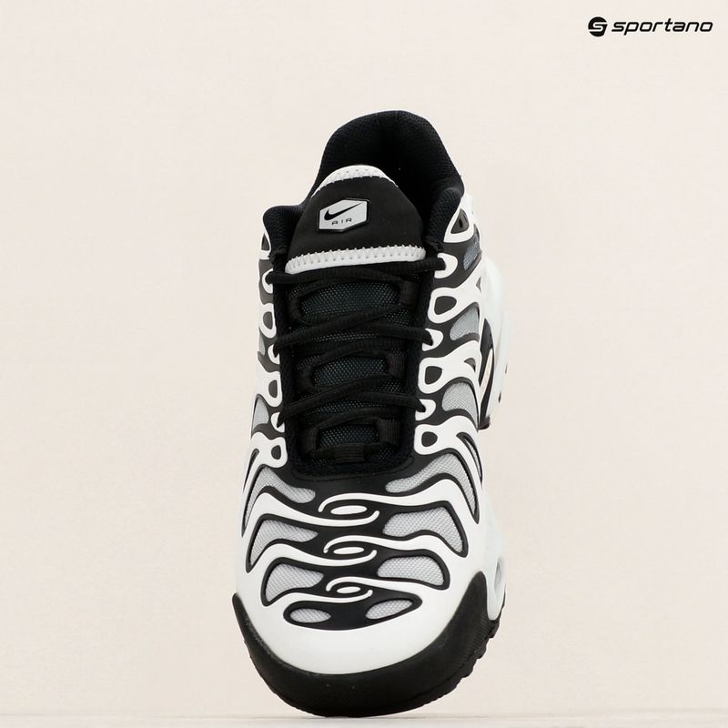 Uomo Nike Air Max Plus Drift scarpe bianco / argento metallico / nero 9