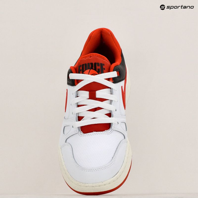Uomo Nike Full Force Low bianco/nero/team orange/polar scarpe 9