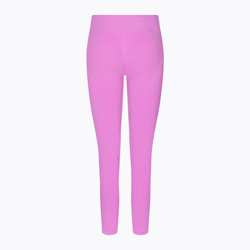 Leggings da allenamento da donna Gym Glamour Push Up rosa 7