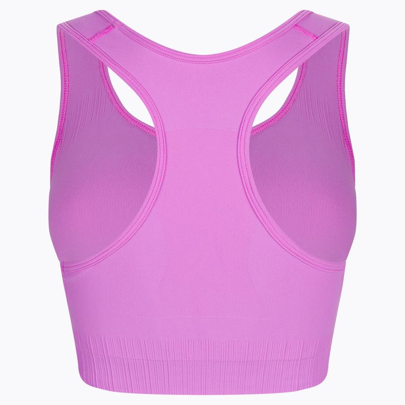 Reggiseno fitness Gym Glamour Push Up rosa 6