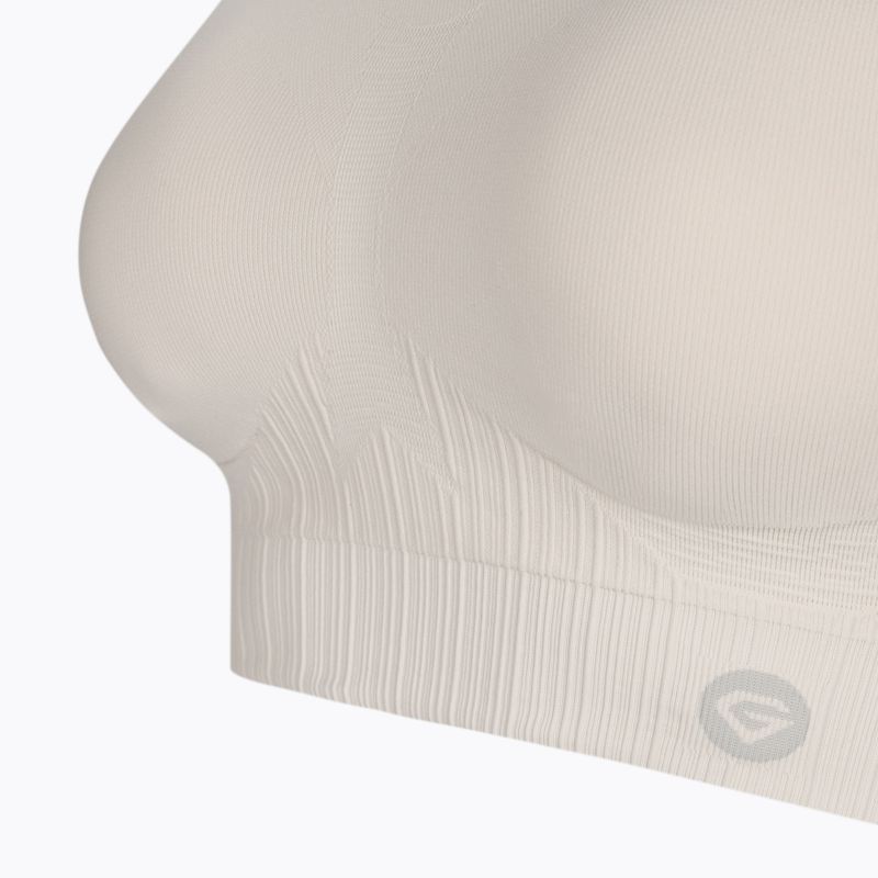 Reggiseno fitness Gym Glamour Push Up crema 7