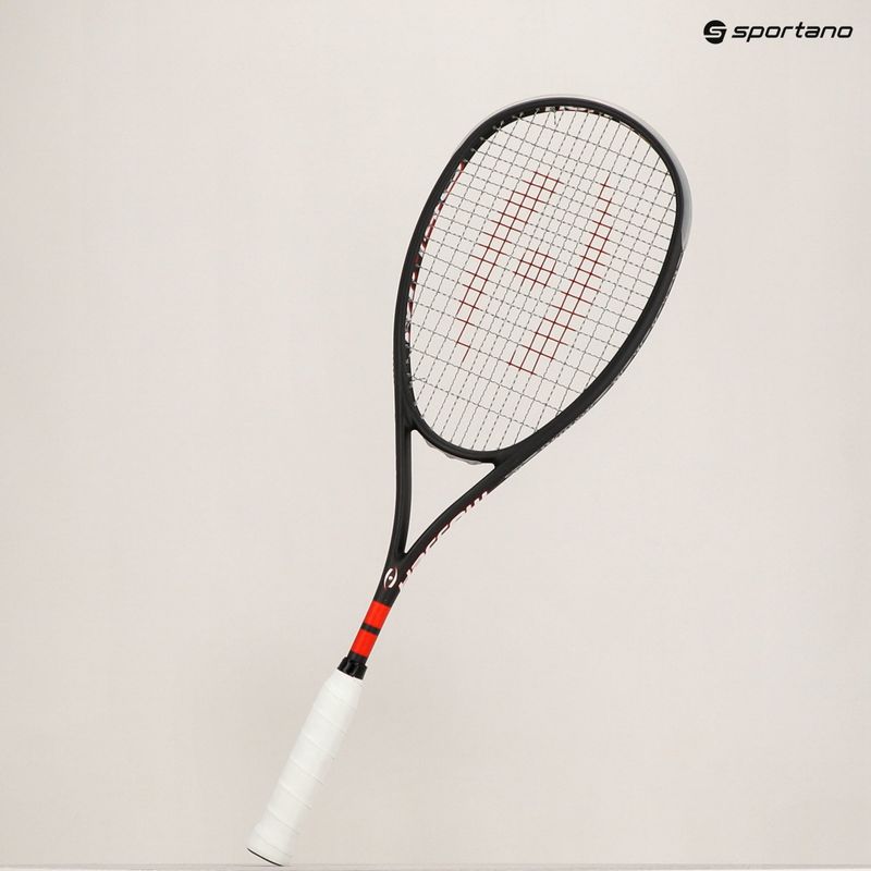 Racchetta da squash Harrow M-140 nero/rosso 10